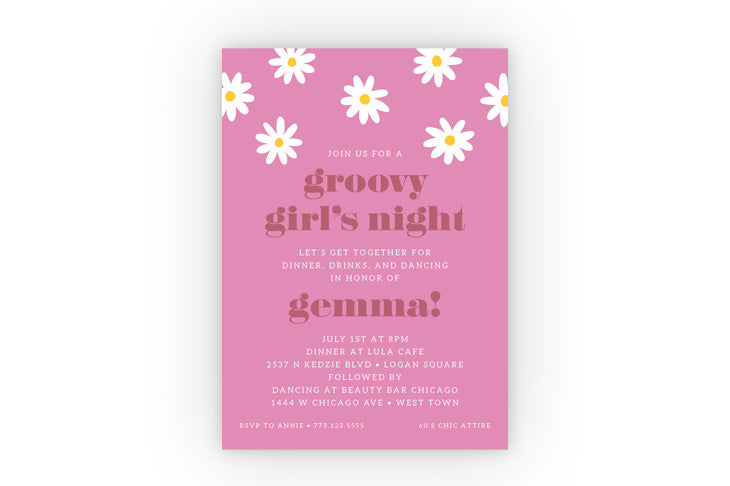 Pink Margaritas Card