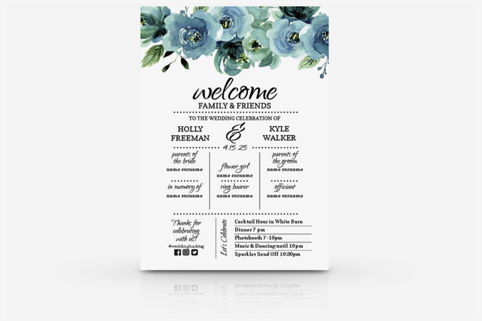 Wedding Program 6x9