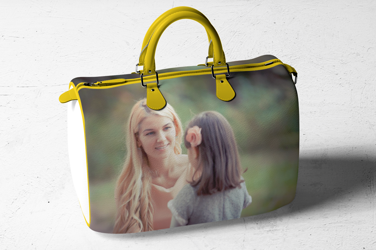 Faux-Leather Handbag