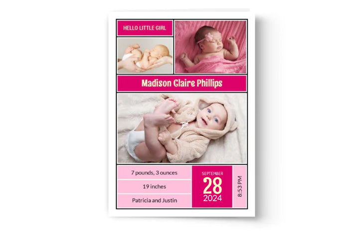 Cards - Birth Announcement