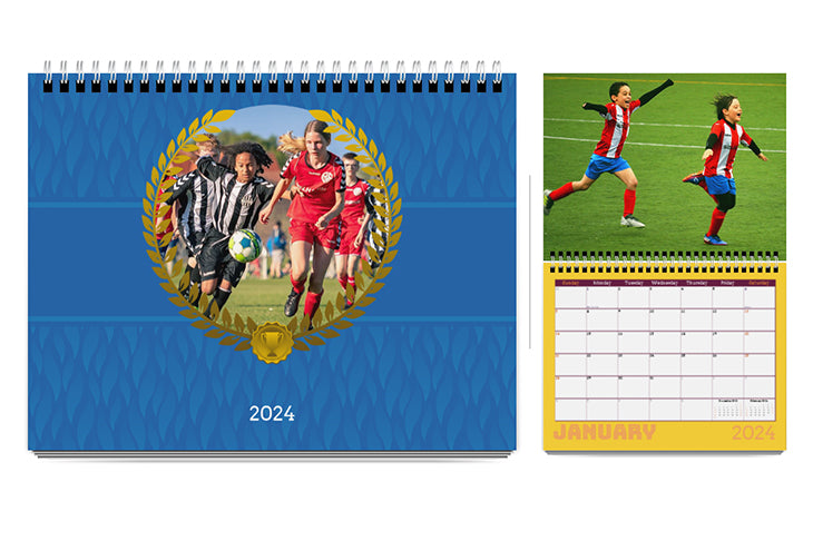 Wall-Mounted Calendar - Sports Thematic