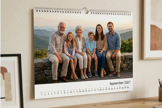 Wall-Mounted Calendar 16x12 - Grid View