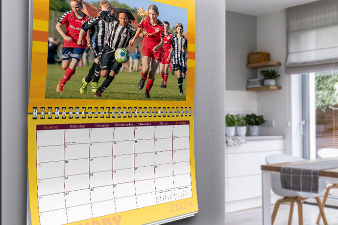 Wall-Mounted Calendar - Sports Thematic