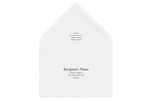 Envelope with Recipients' and Return Addresses