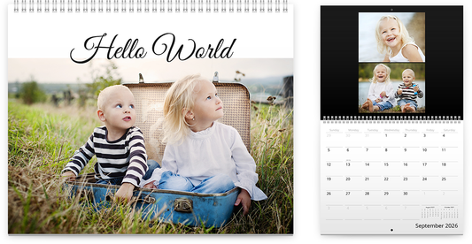 Wall-Mounted 13"x 10" Calendar