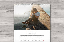 Load image into Gallery viewer, Wall-Mounted Calendar - Page View