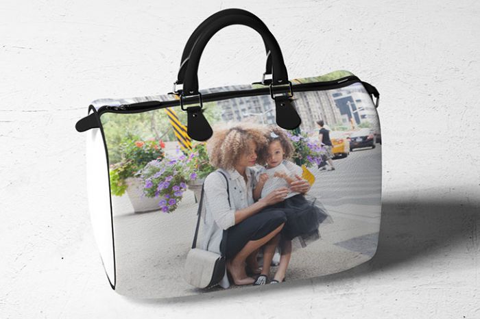 Faux-Leather Handbag